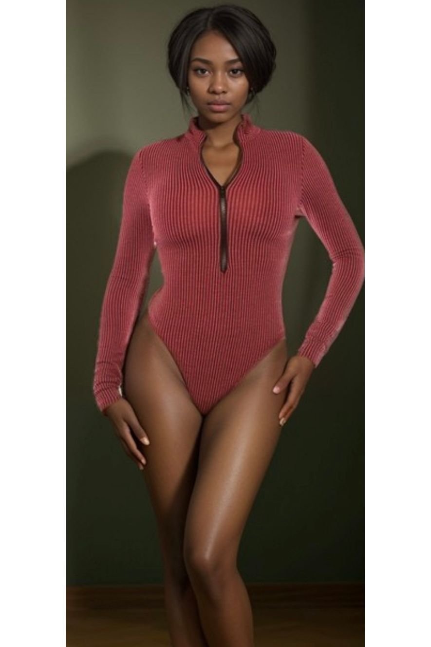 The Curve Crushed Rib Bodysuit Set