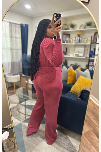 The Curve Crushed Rib Bodysuit Set
