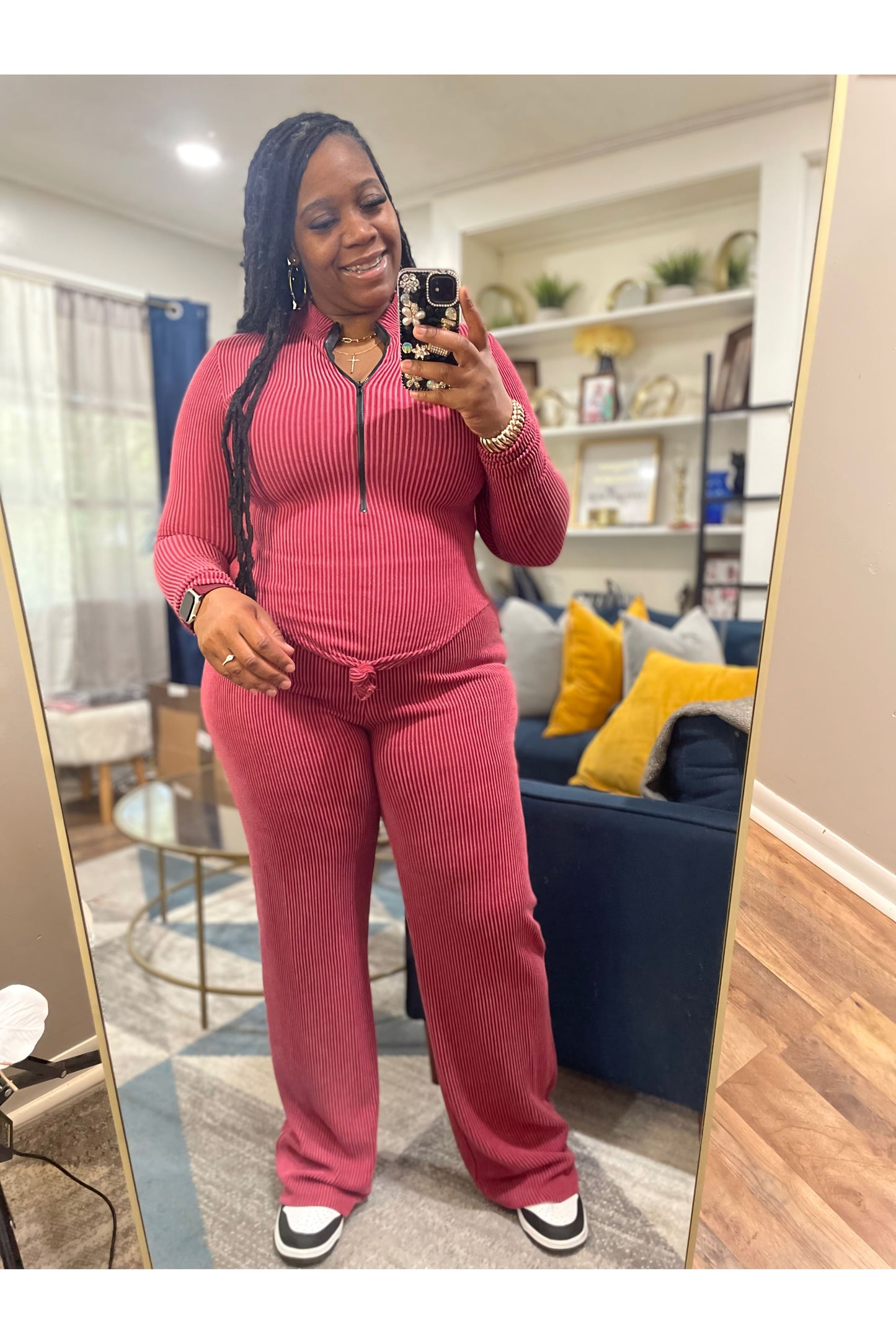 The Curve Crushed Rib Bodysuit Set