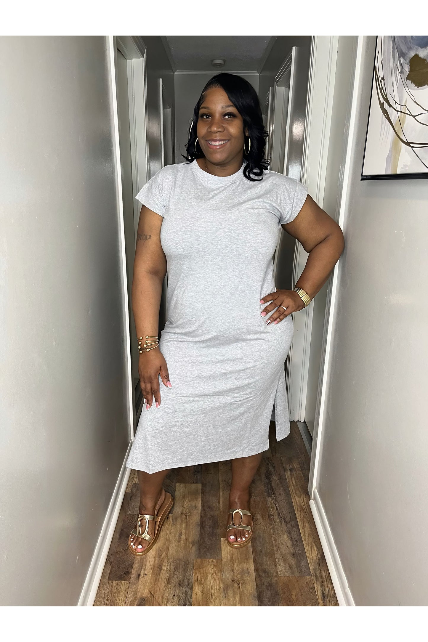 Grab & Go Dress 🤍