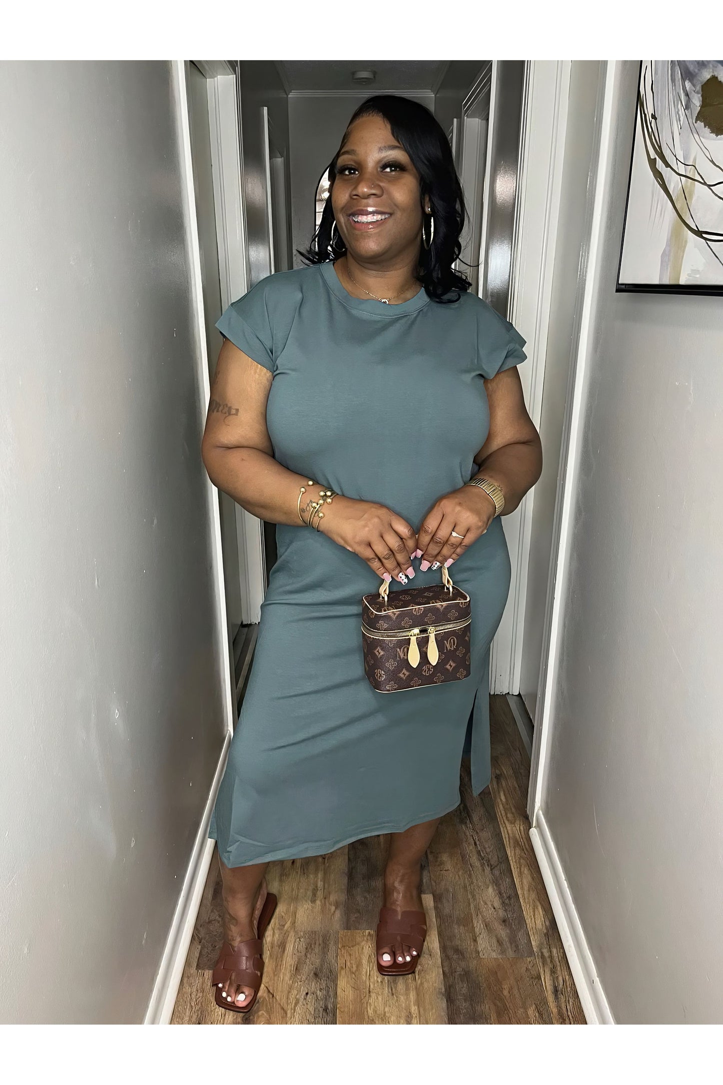 Grab & Go Dress 🤍