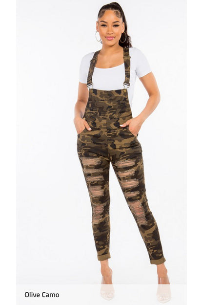 Over It Camo Overalls