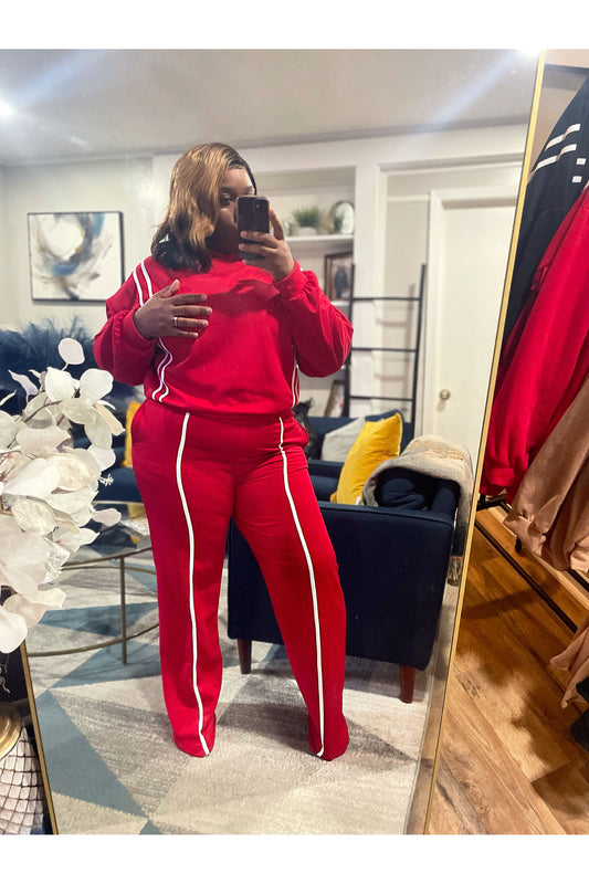 Curvy Cozy Stripe Set