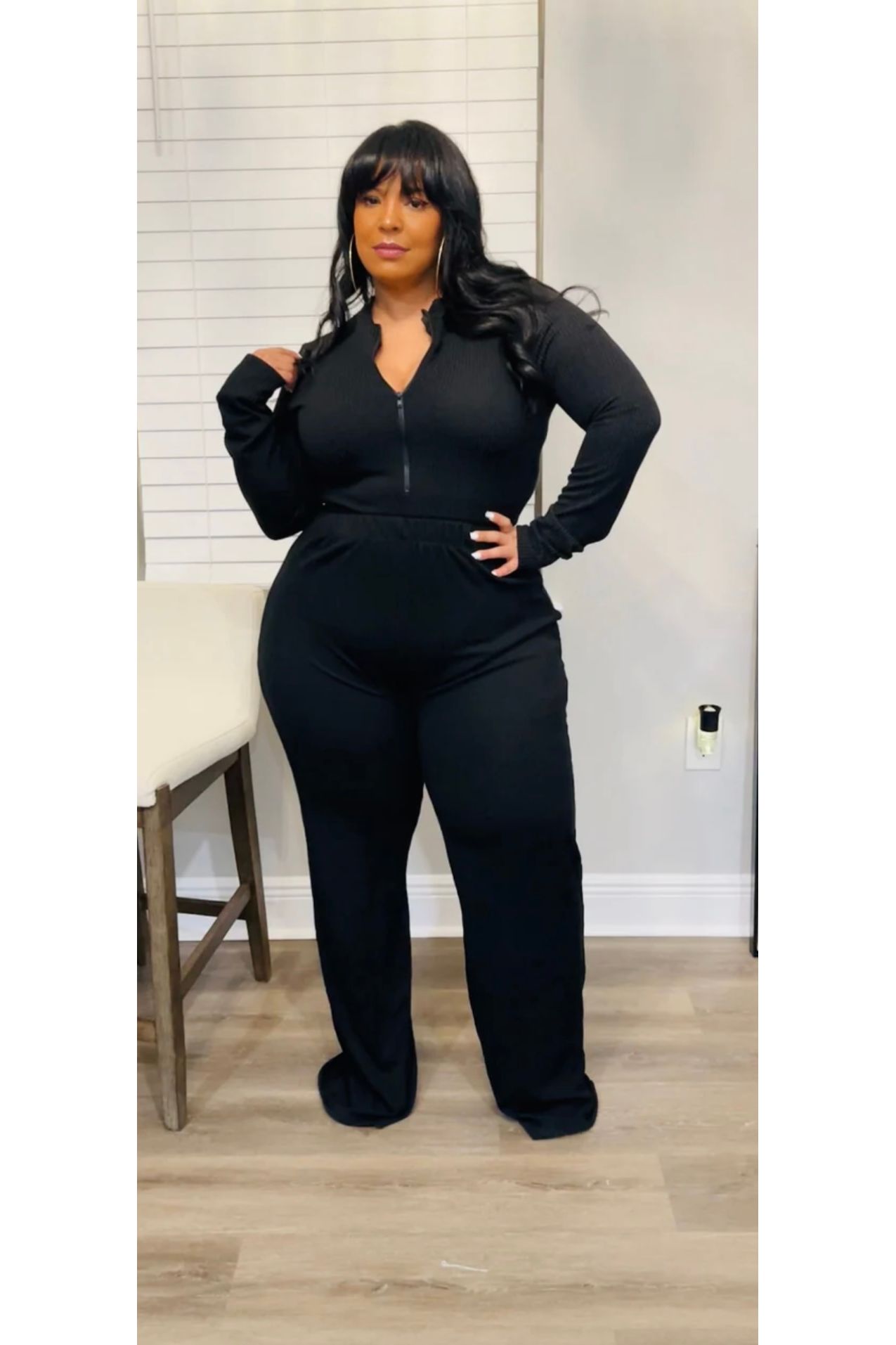 The Curve Crushed Rib Bodysuit Set