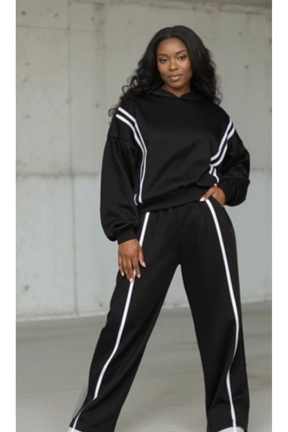 Curvy Cozy Stripe Set