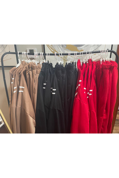 Curvy Cozy Stripe Set