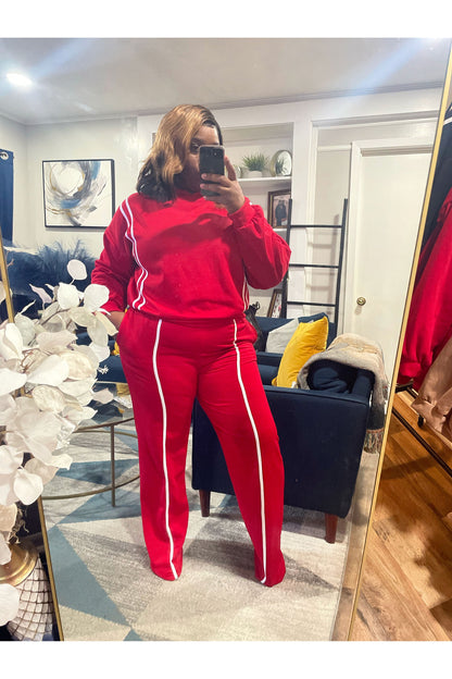 Curvy Cozy Stripe Set