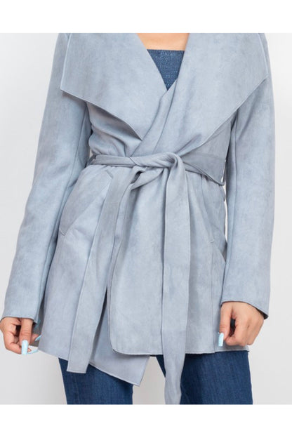 The Perfect Match Suede Coat