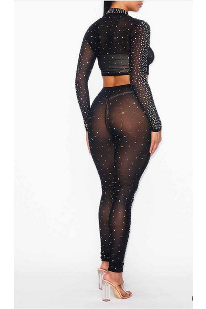 Going Viral Sequin’s Legging Set