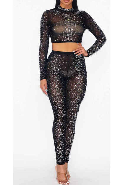 Going Viral Sequin’s Legging Set